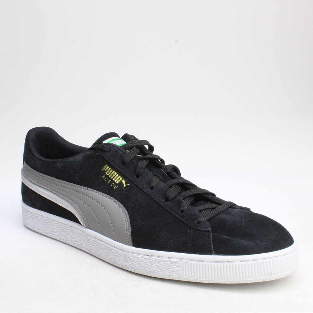 Puma Suede Triplex Lace Up  Mens  Sneakers Shoes Casual   - Black - 381175-01